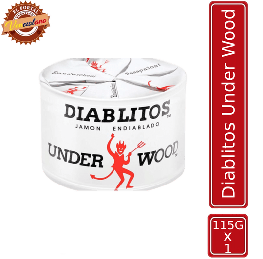 Diablitos Underwood 115Gr Jamón Endiablado Venezolano